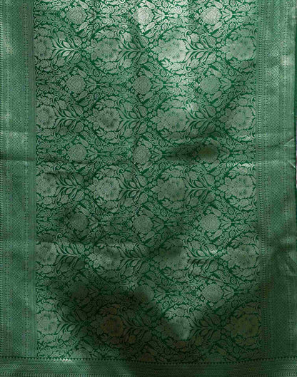 Green Silk Woven Kanjivaram Saree