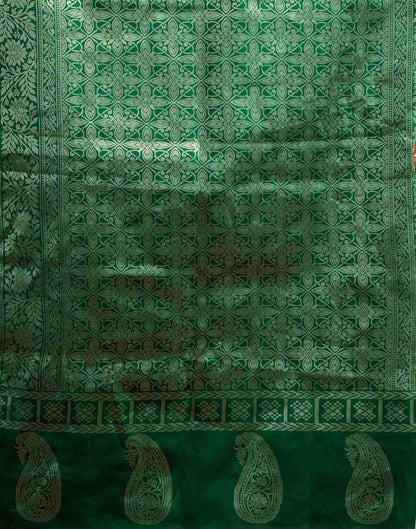 Green Silk Woven Kanjivaram Saree