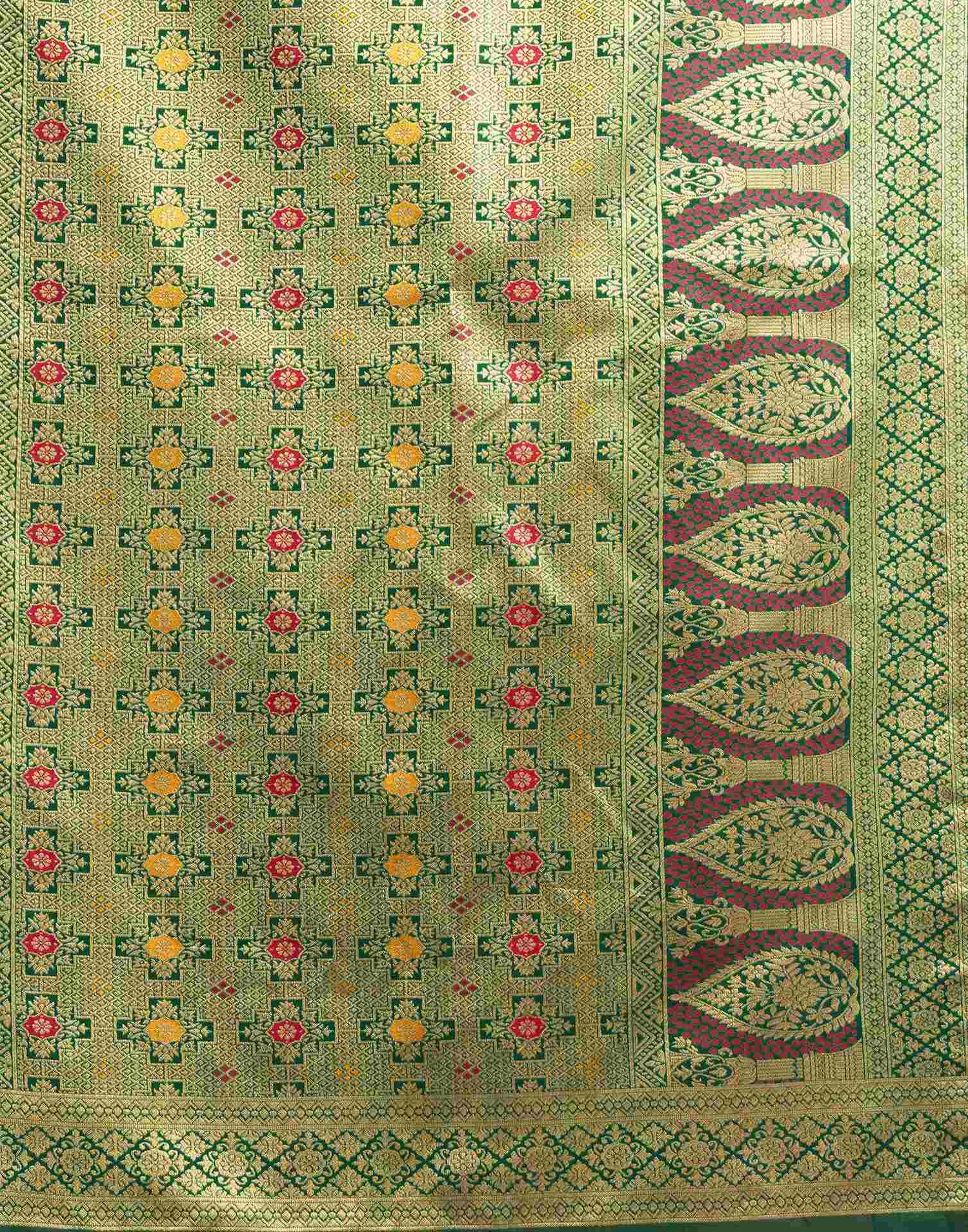 Red Silk Woven Patola Saree
