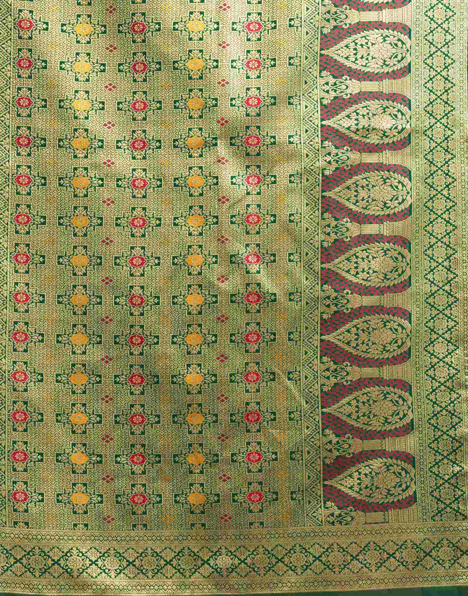 Red Silk Woven Patola Saree