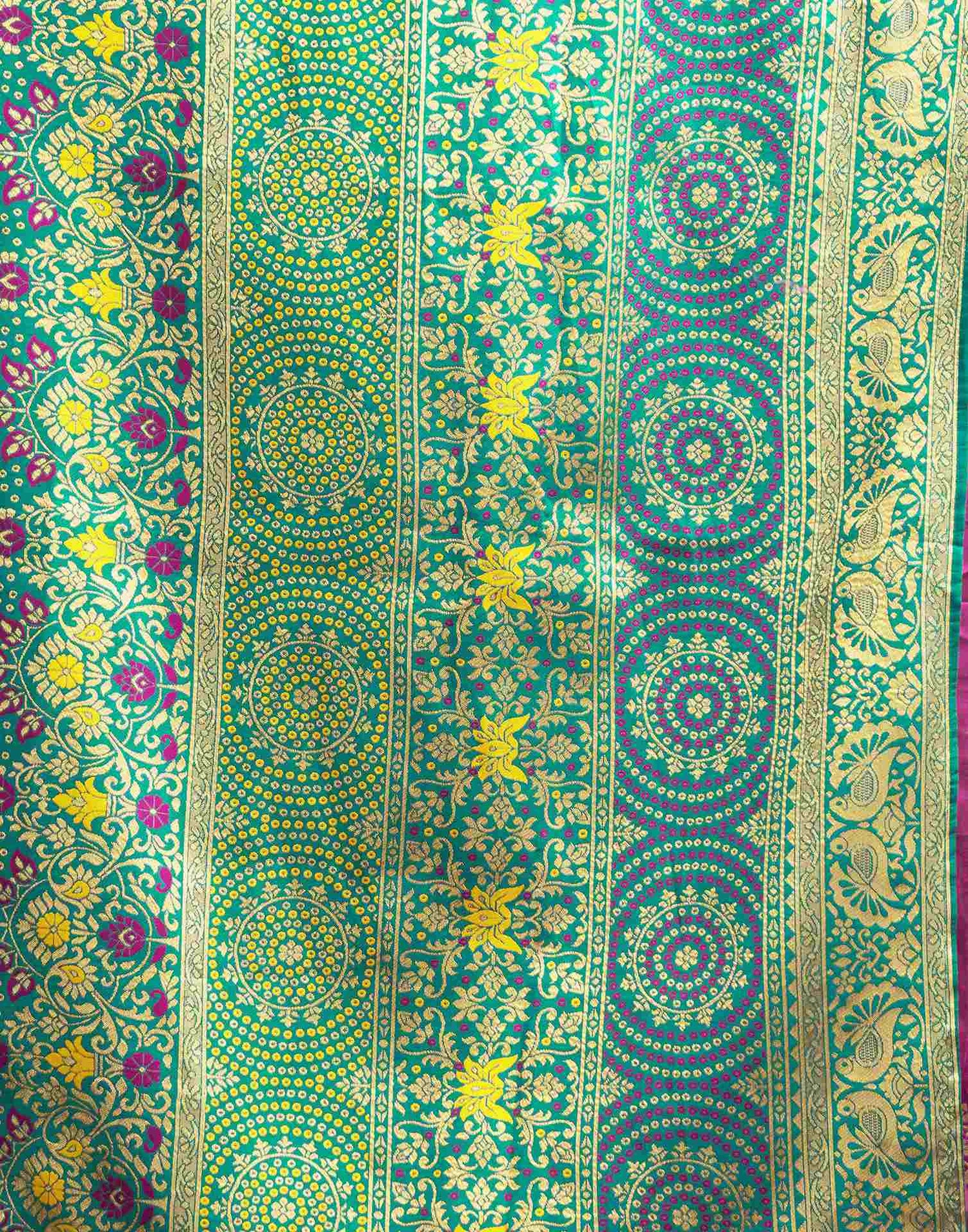 Magenta Silk Woven Patola Saree
