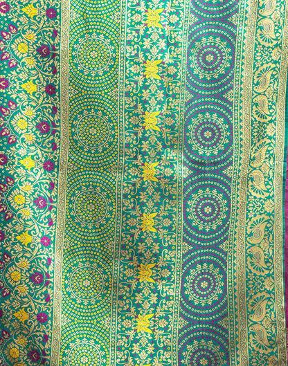 Magenta Silk Woven Patola Saree