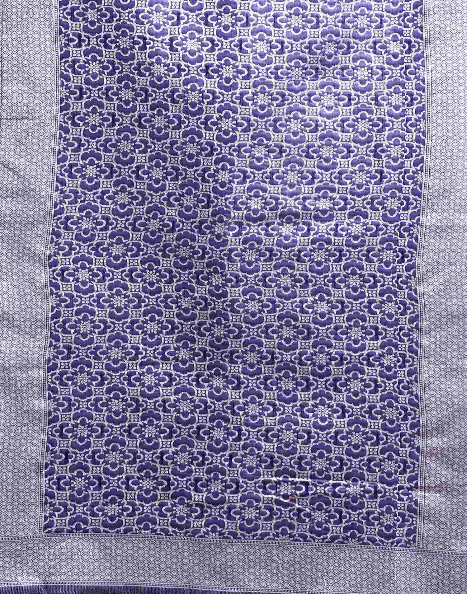 Blue Silk Woven Saree