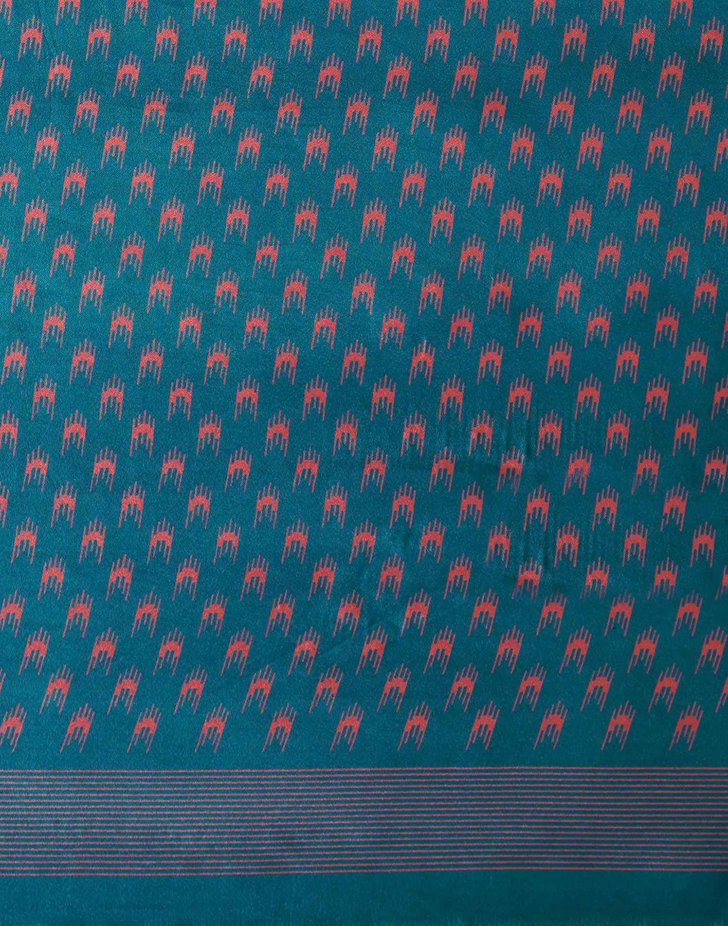 Blue Silk Printed Saree