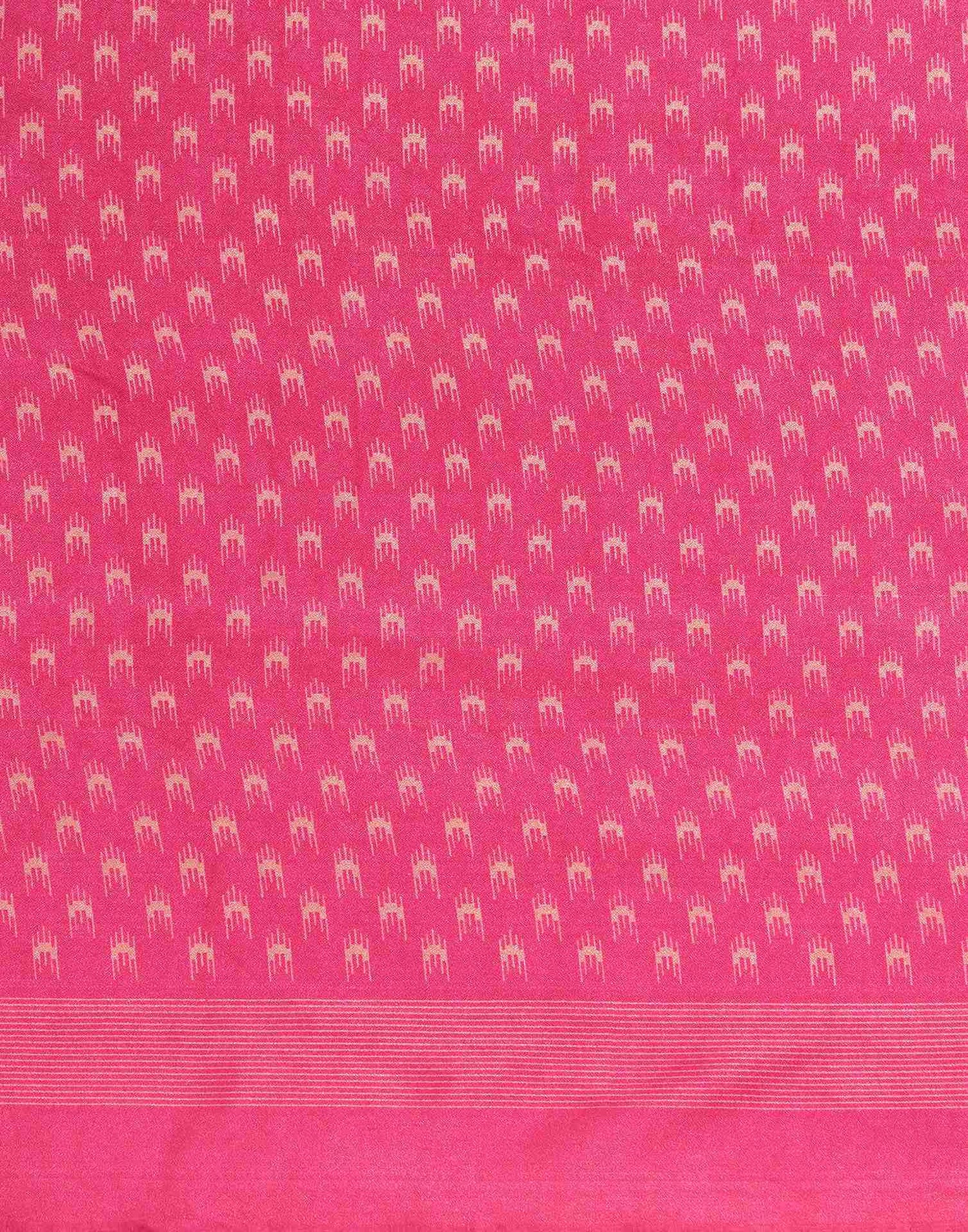 Pink Silk Printed Saree