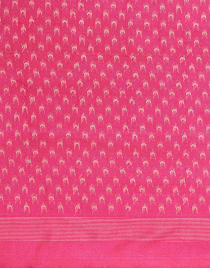 Pink Silk Printed Saree