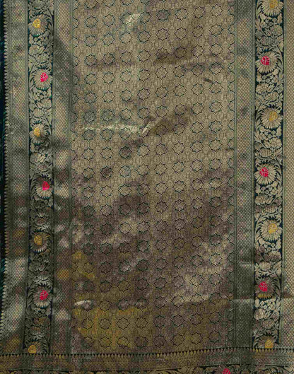 Green Silk Woven Banarasi Saree