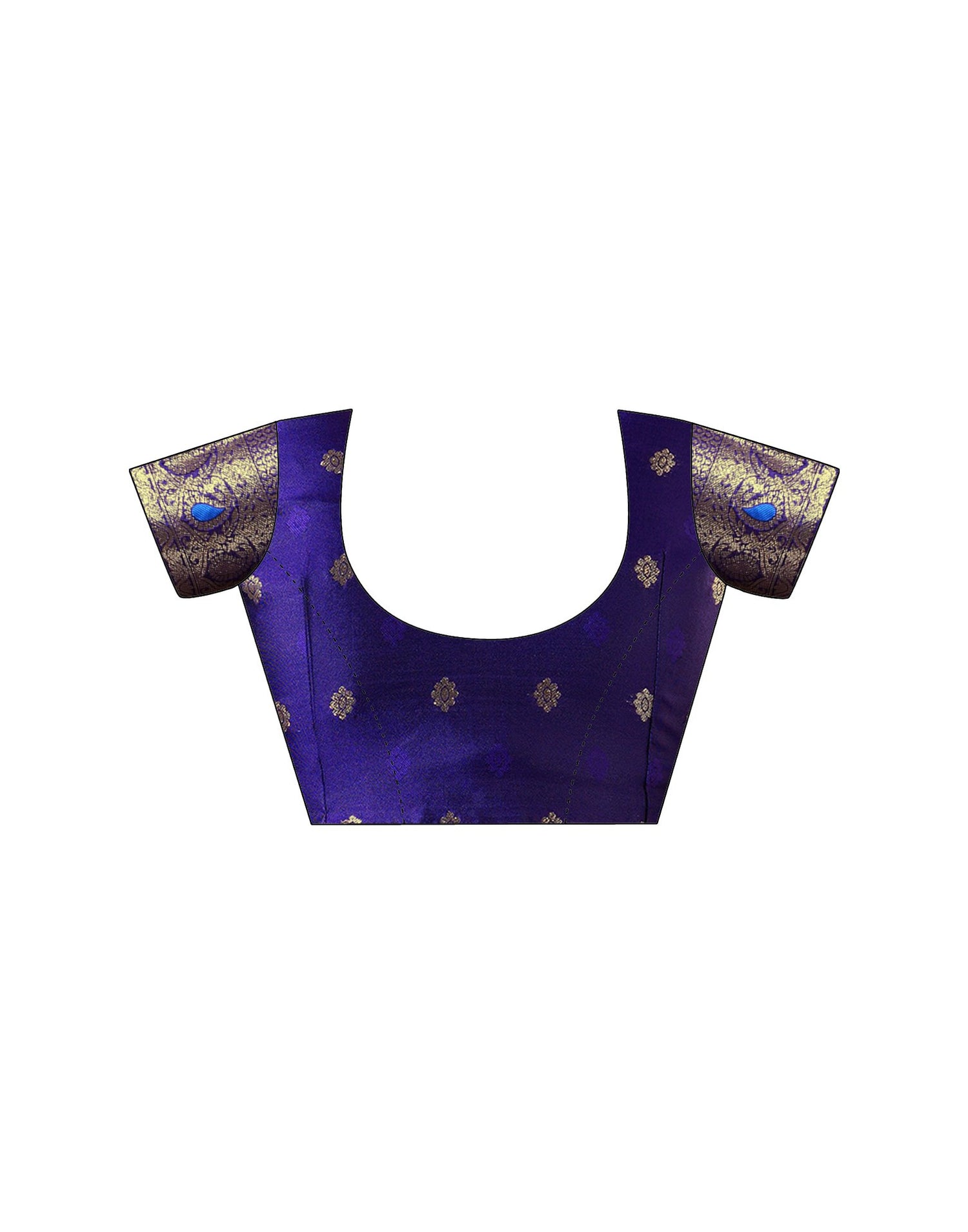 Purple Silk Woven Banarasi Saree