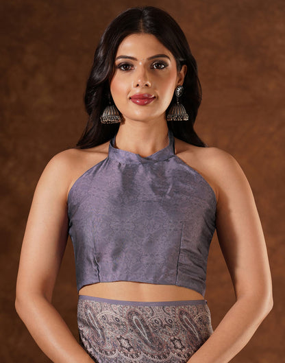 Multicoloured Satin Printed Saree