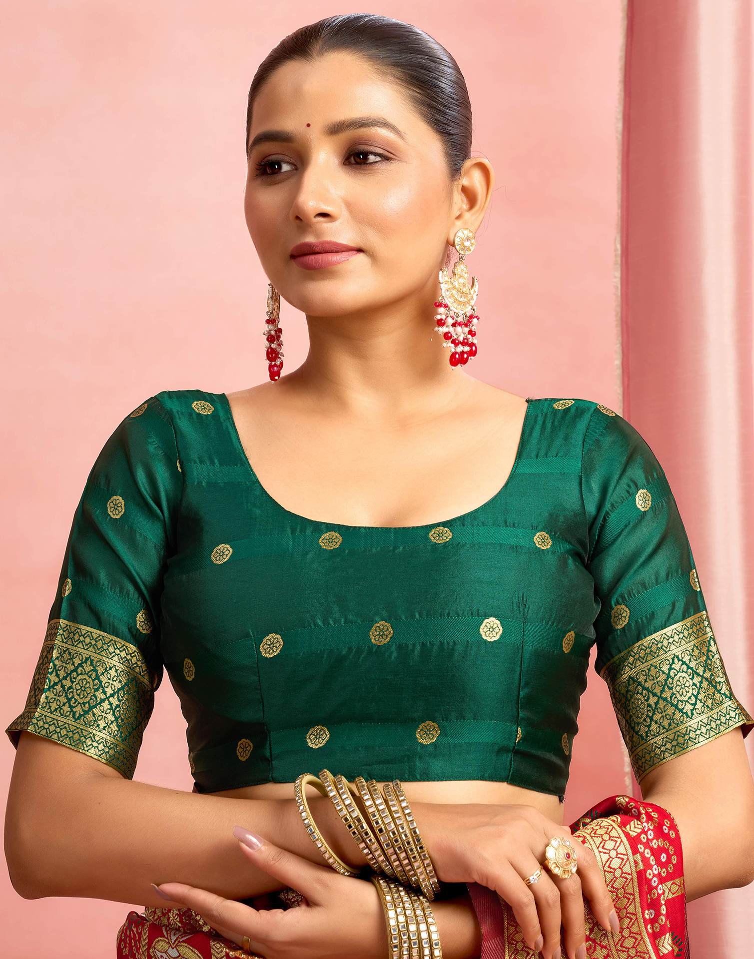 Red Silk Woven Patola Saree