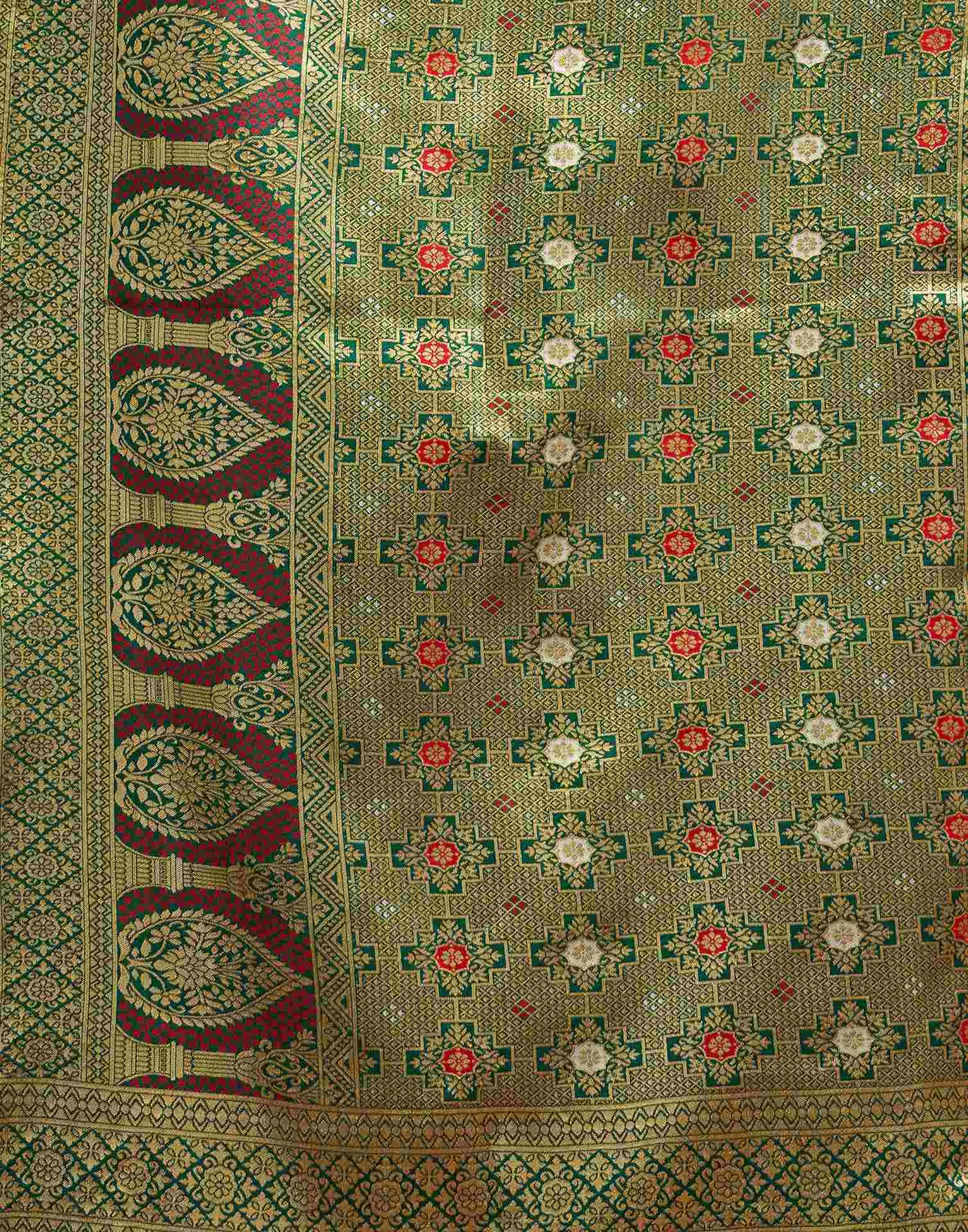 Red Silk Woven Patola Saree
