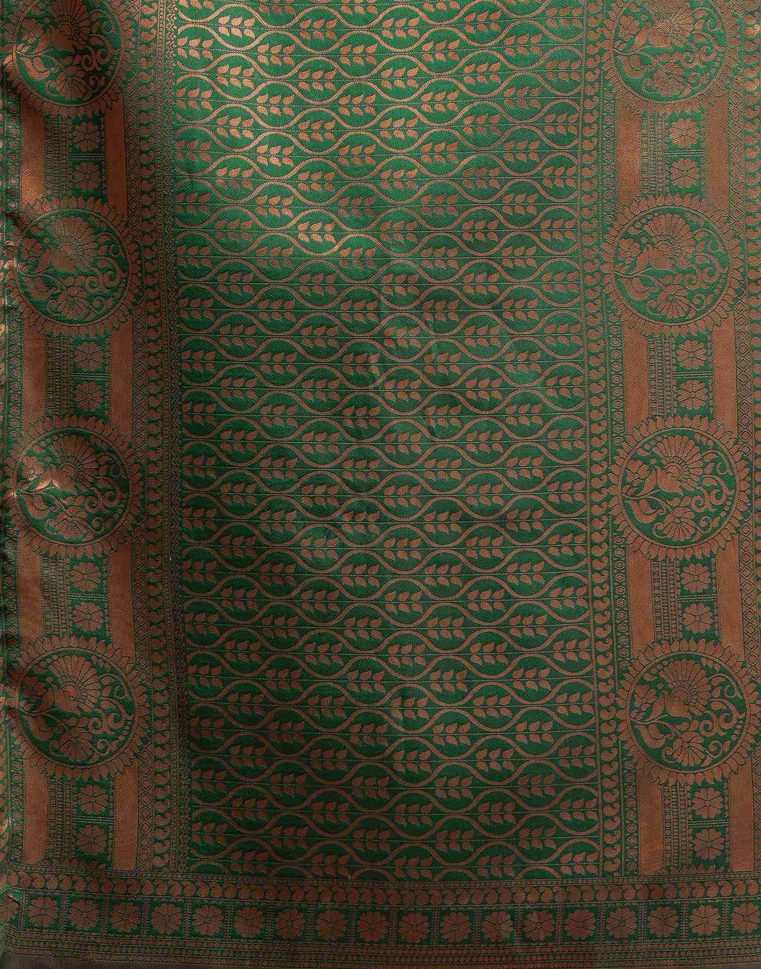 Bright Pink Silk Woven Saree