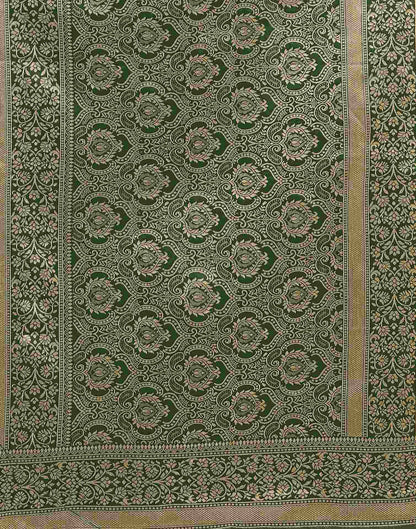 Green Silk Woven Banarasi Saree