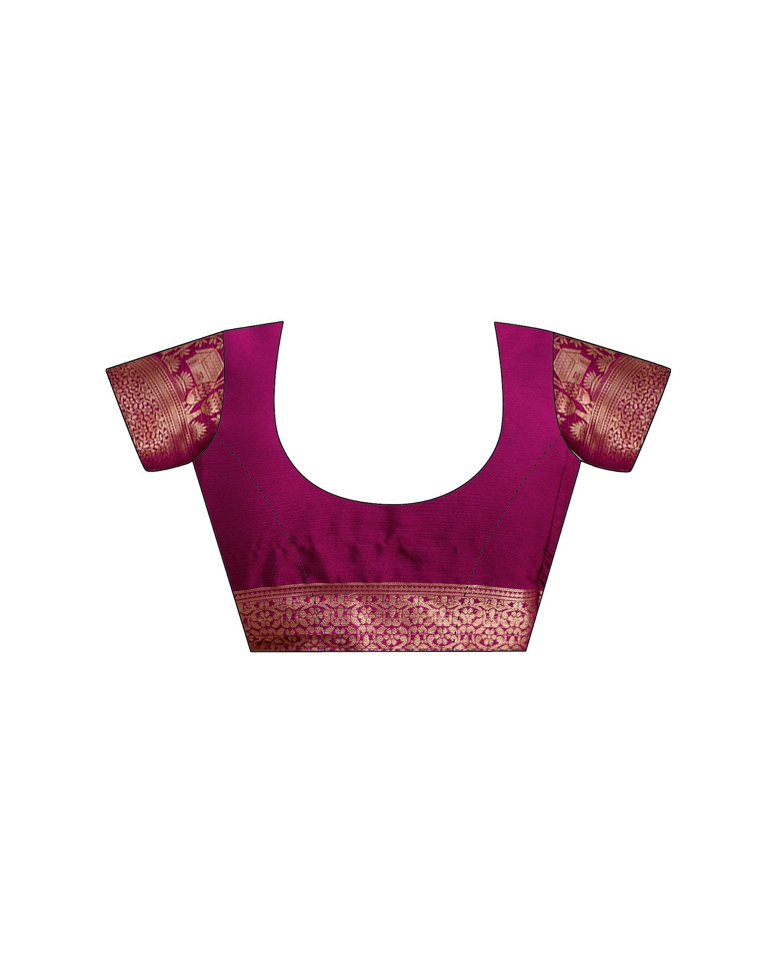 Light Purple Chiffon Woven Saree