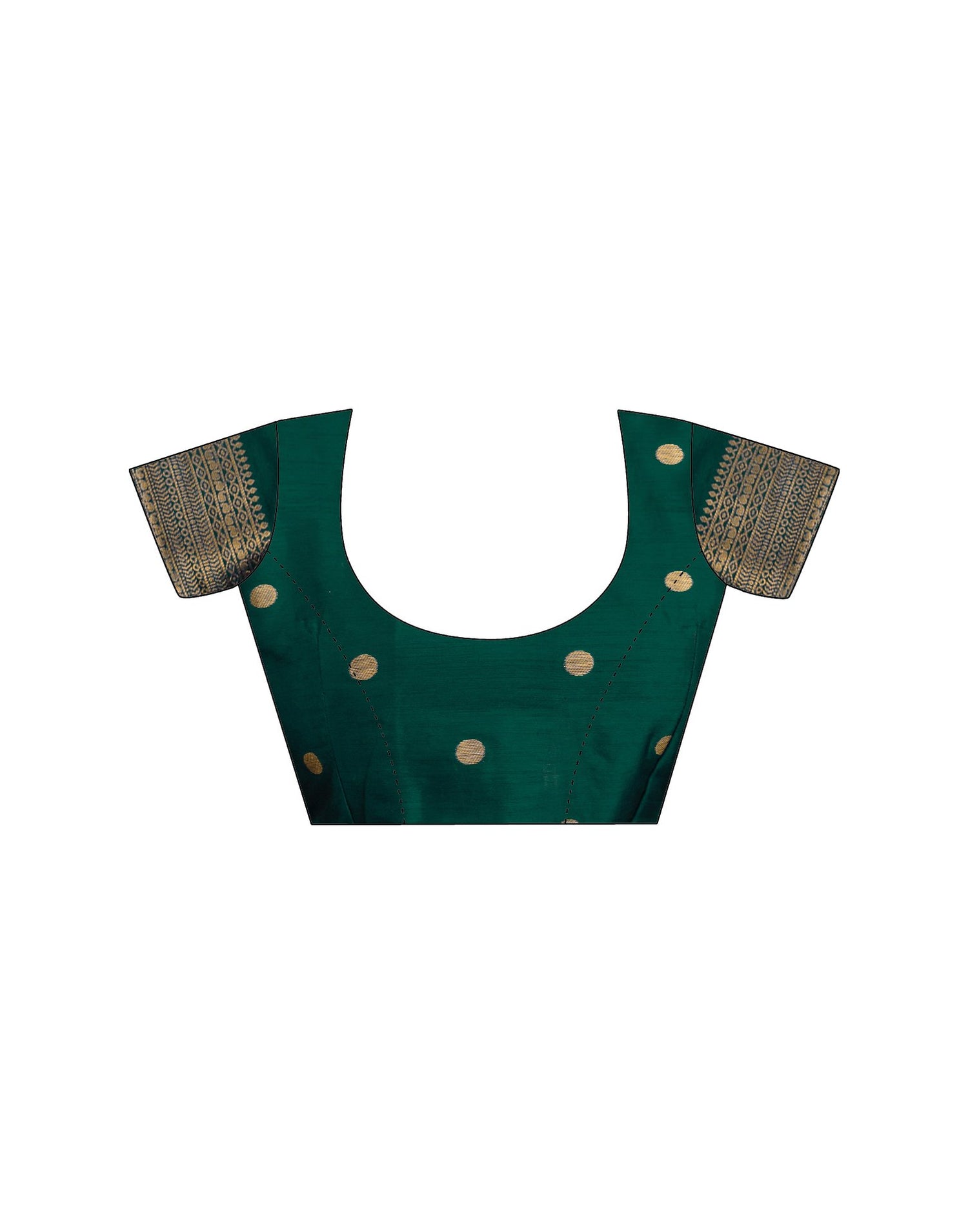 Pista Green Silk Woven Saree
