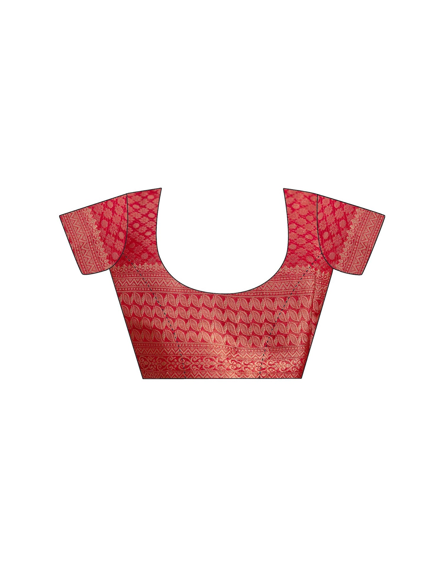 Red Silk Woven Kanjivaram Saree