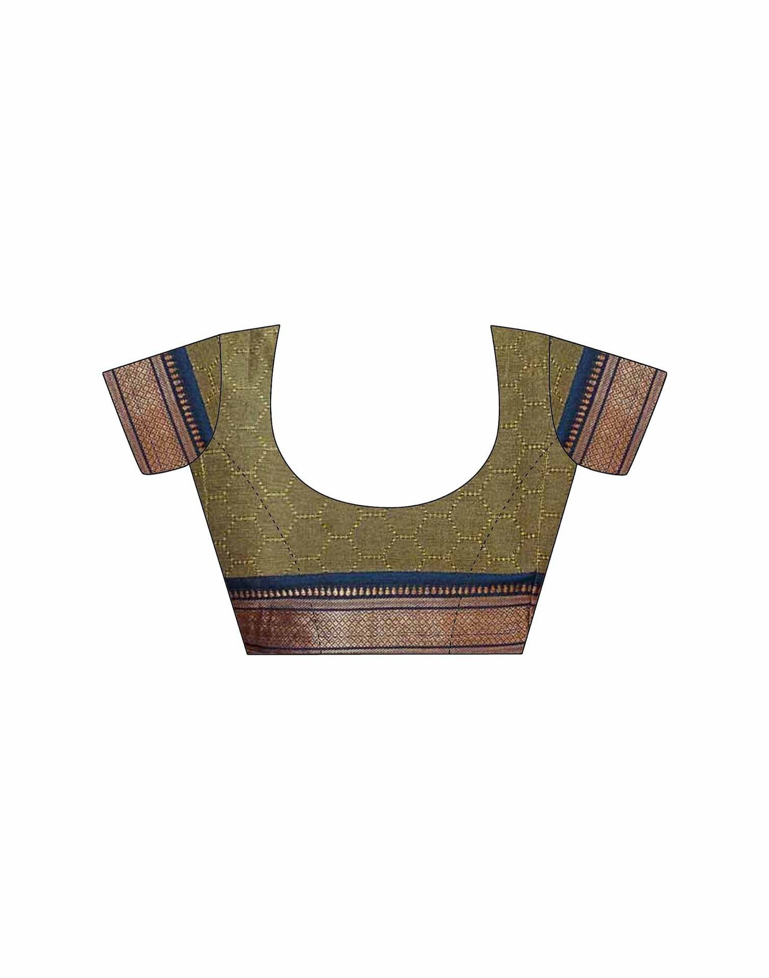 Orange Silk Woven Kanjivaram Saree