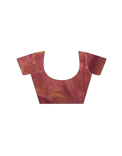 Pink Shimmer Woven Saree