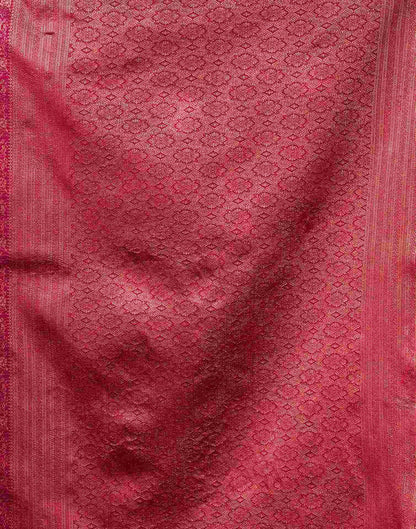 Dark Purple Silk Woven Saree