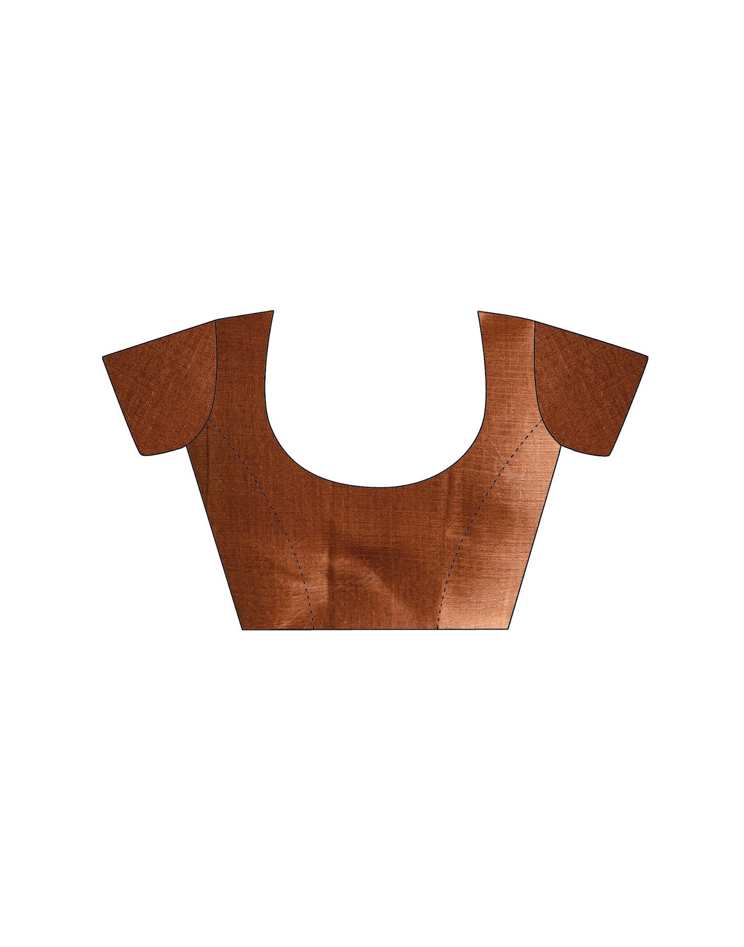 Brown Khadi Printed Saree