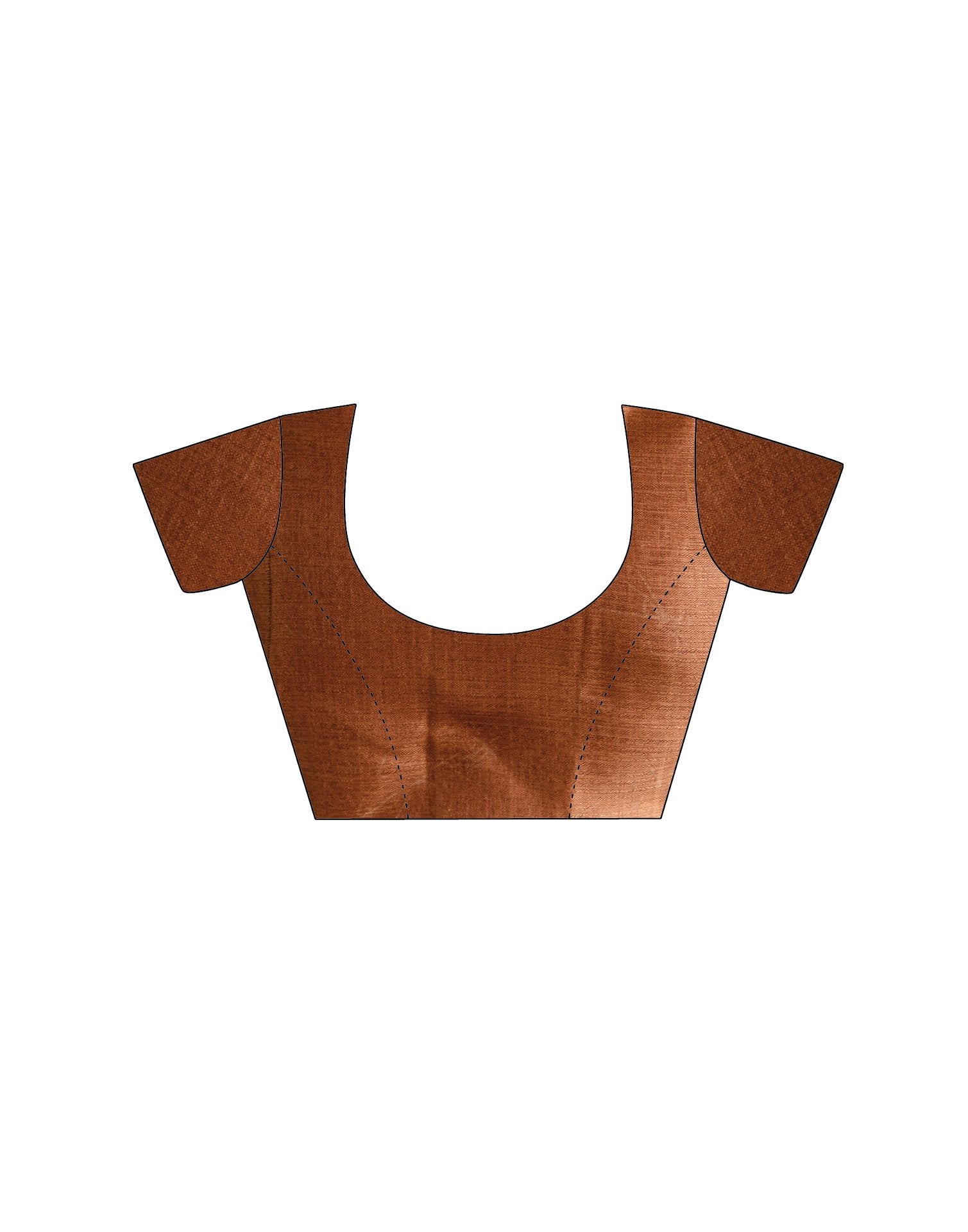 Brown Khadi Printed Saree