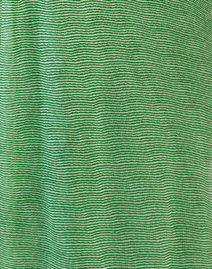 Green Georgette Printed Saree