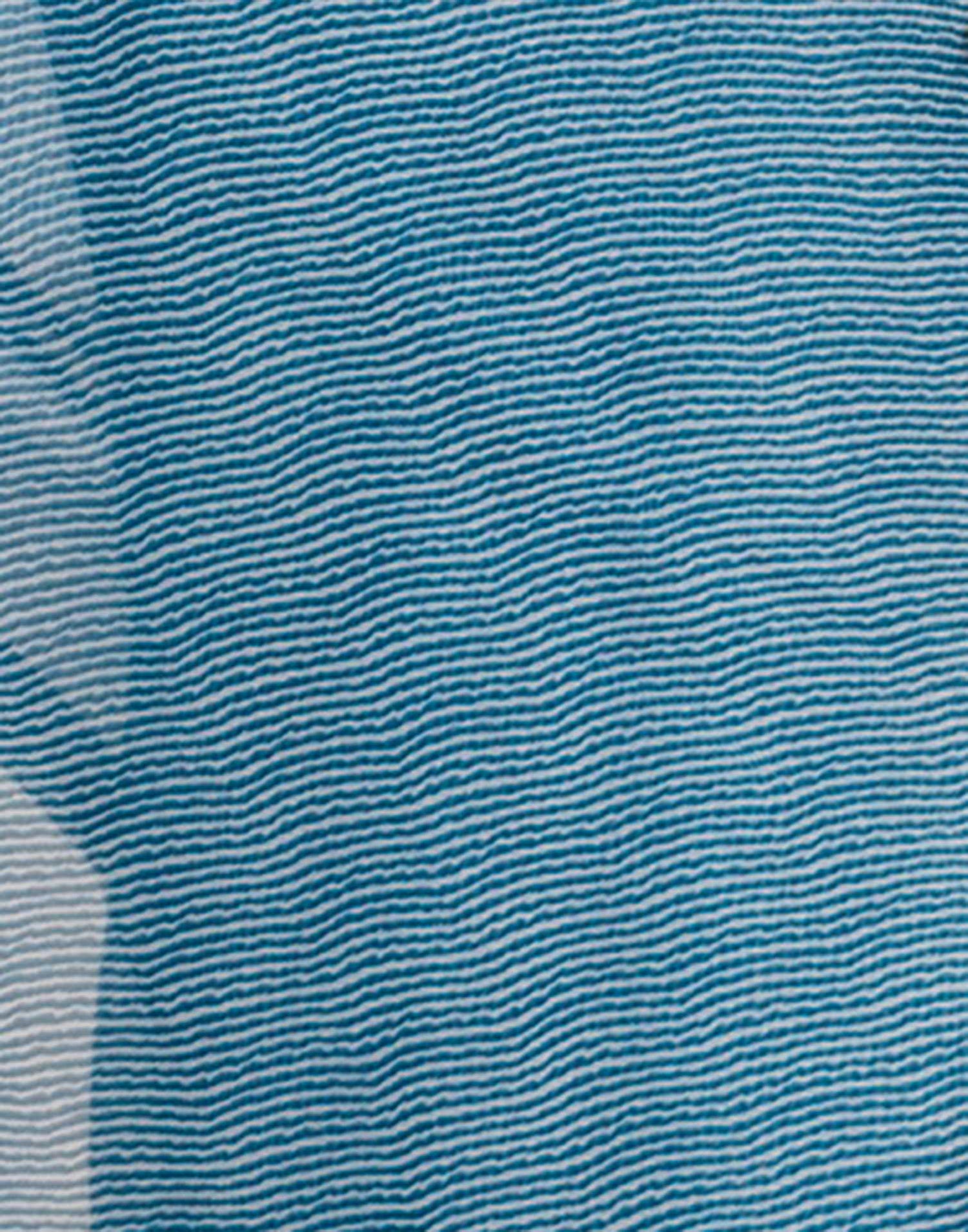 Teal Blue Georgette Printed Saree