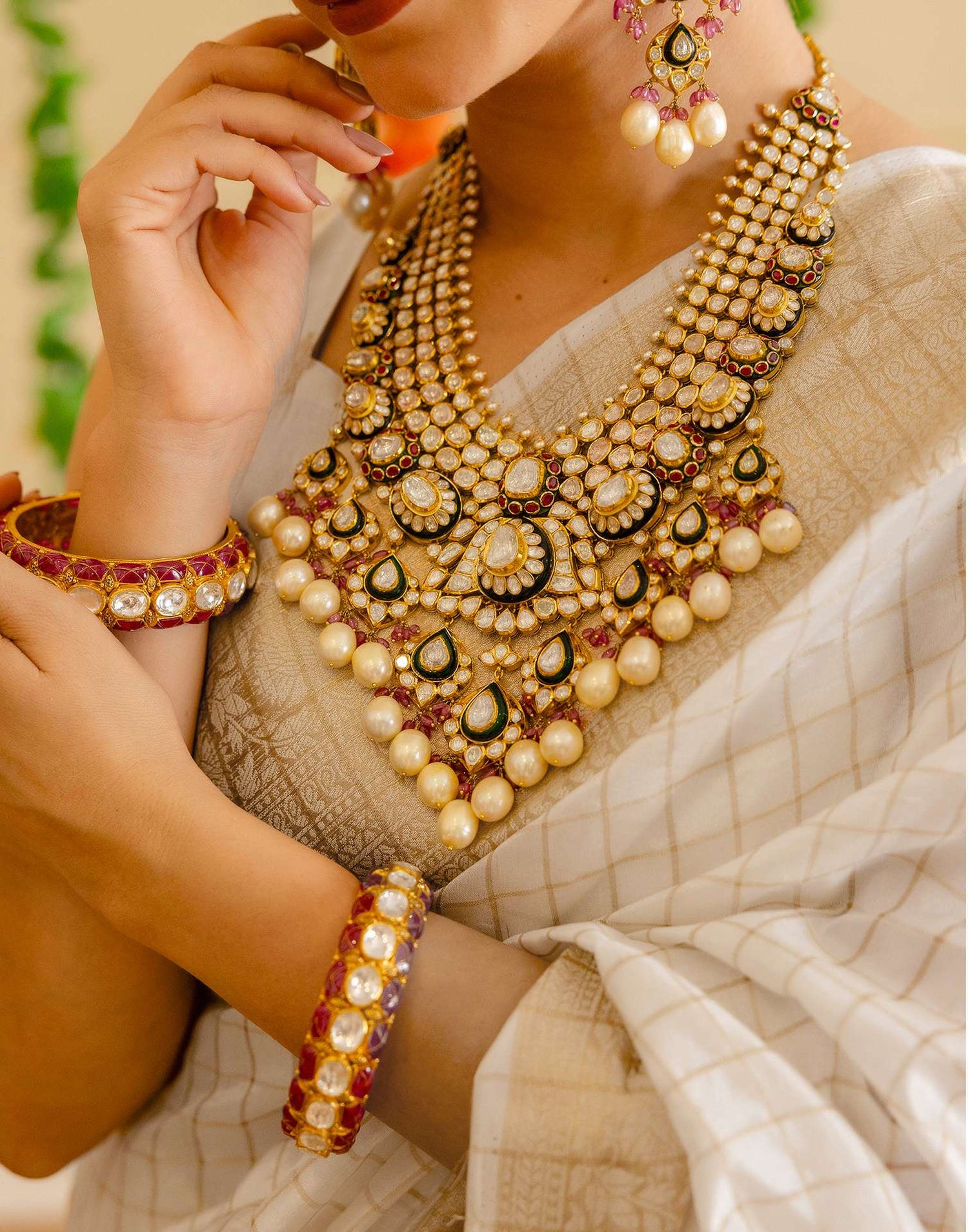 Off White Silk Woven Kanjivaram Saree