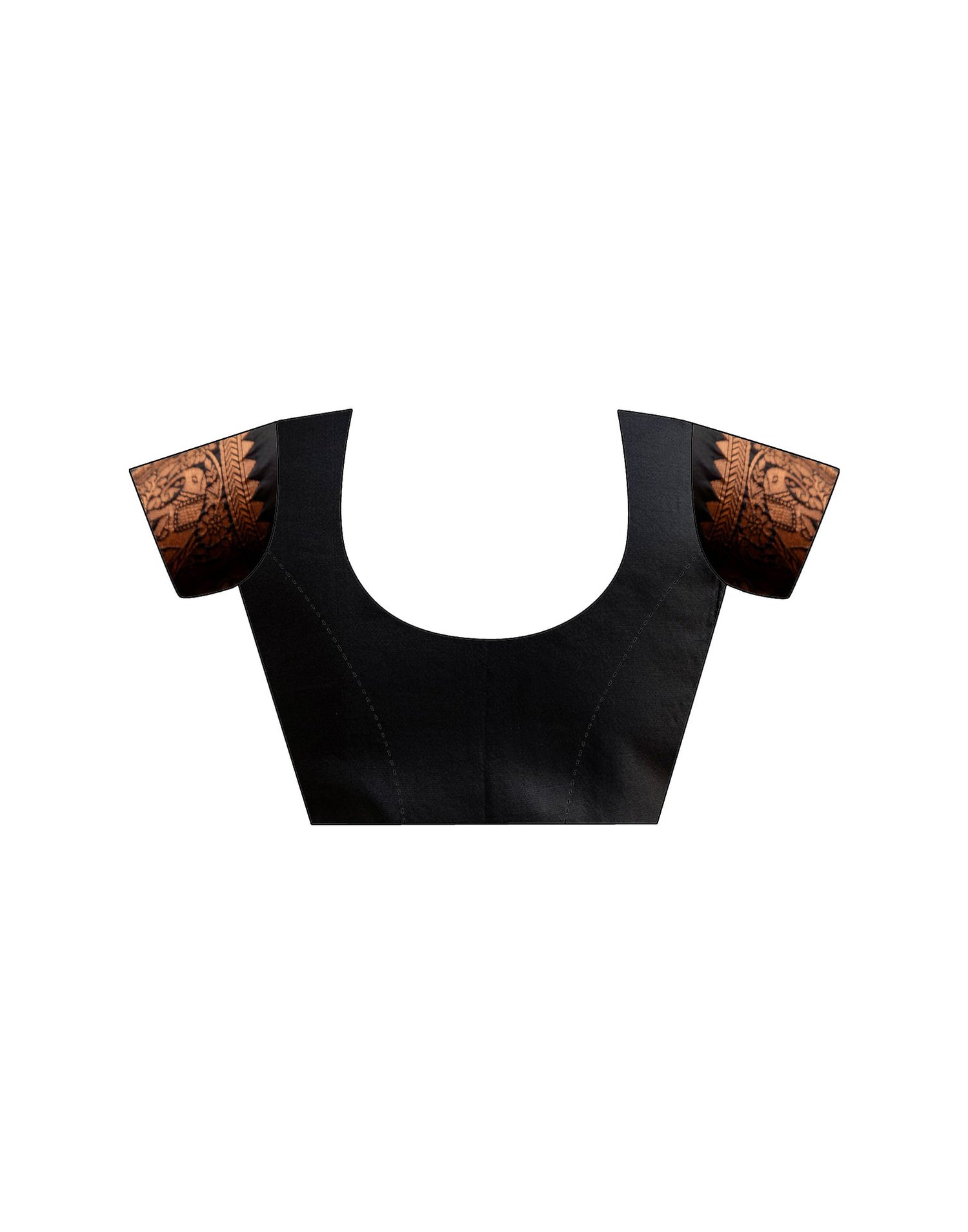 Black Silk Woven Kanjivaram Saree