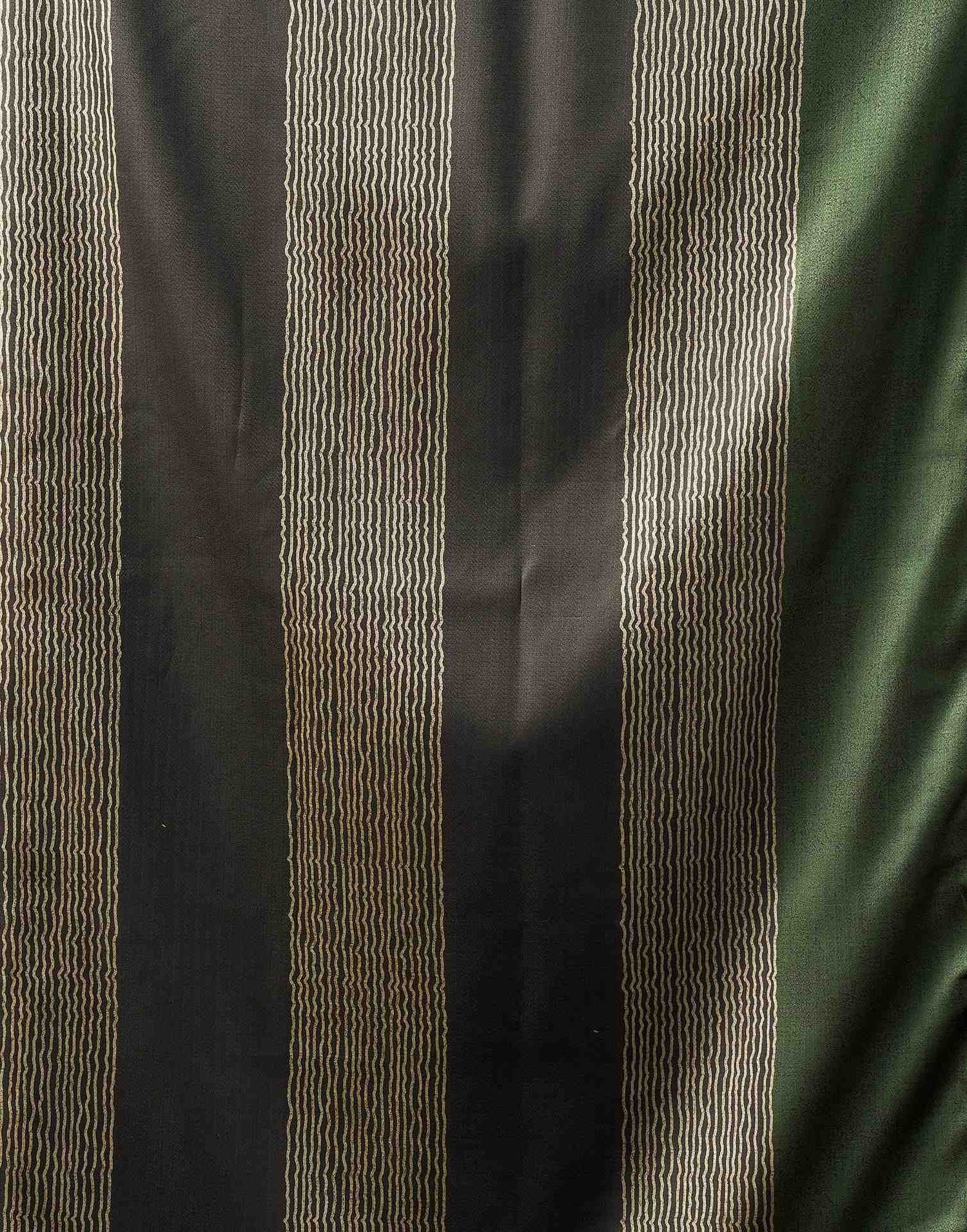 Khaki Silk Printed Saree
