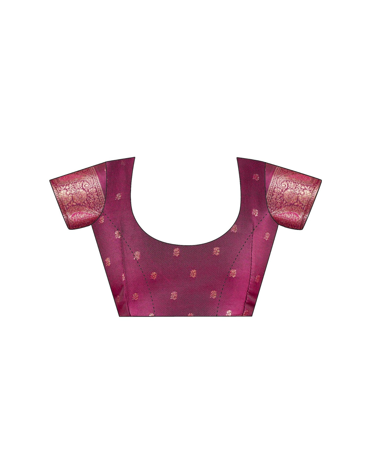 Pink Silk Woven Saree
