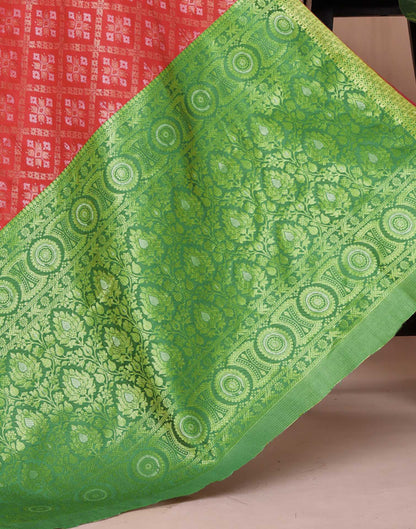 Red Silk Woven Patola Saree