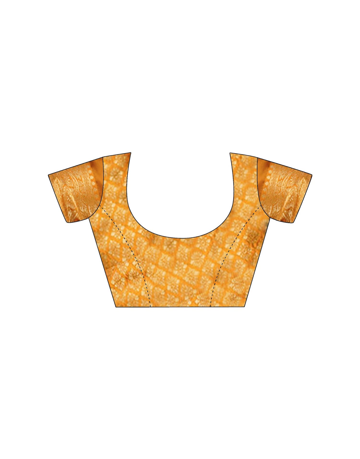 Yellow Silk Woven Saree