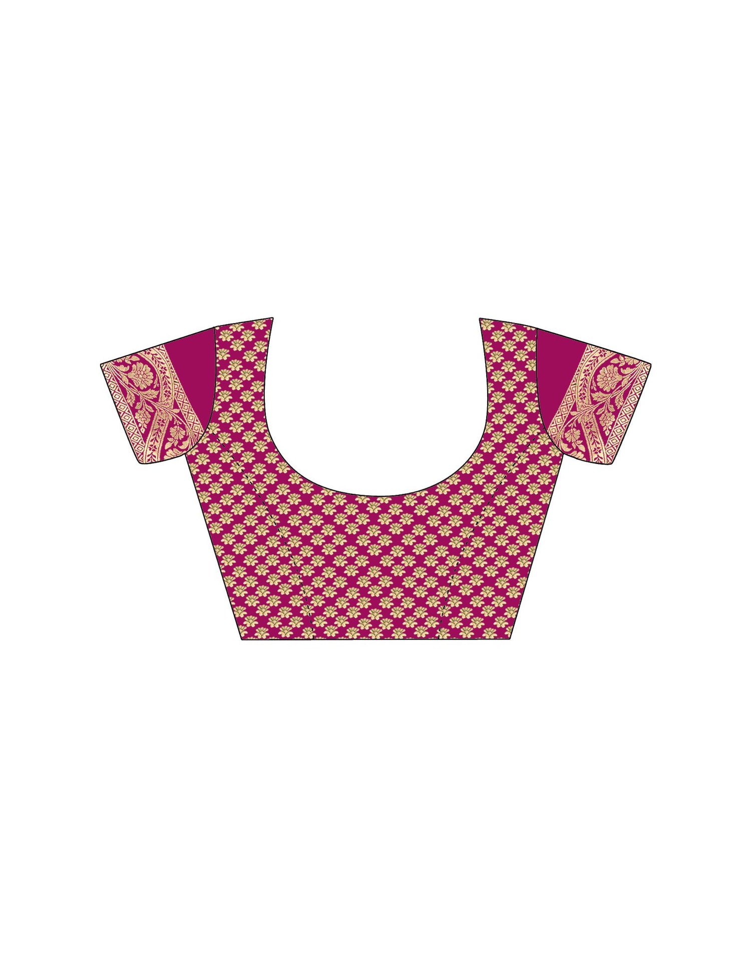 Pink Silk Woven Saree