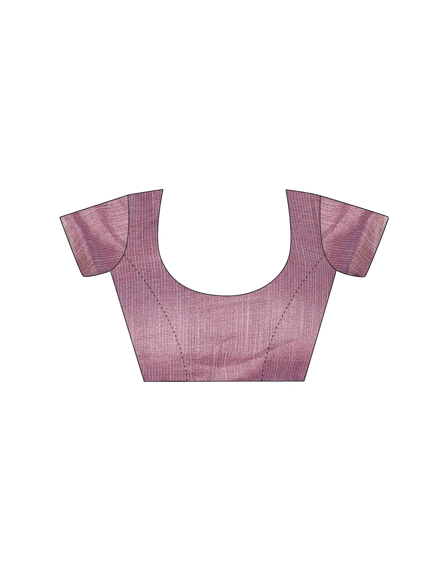 Mauve Cotton Floral Printed Saree