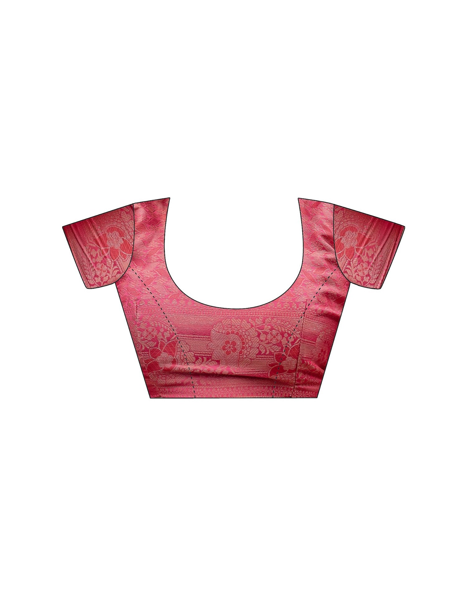 Pink Chanderi Silk Woven Banarasi Saree