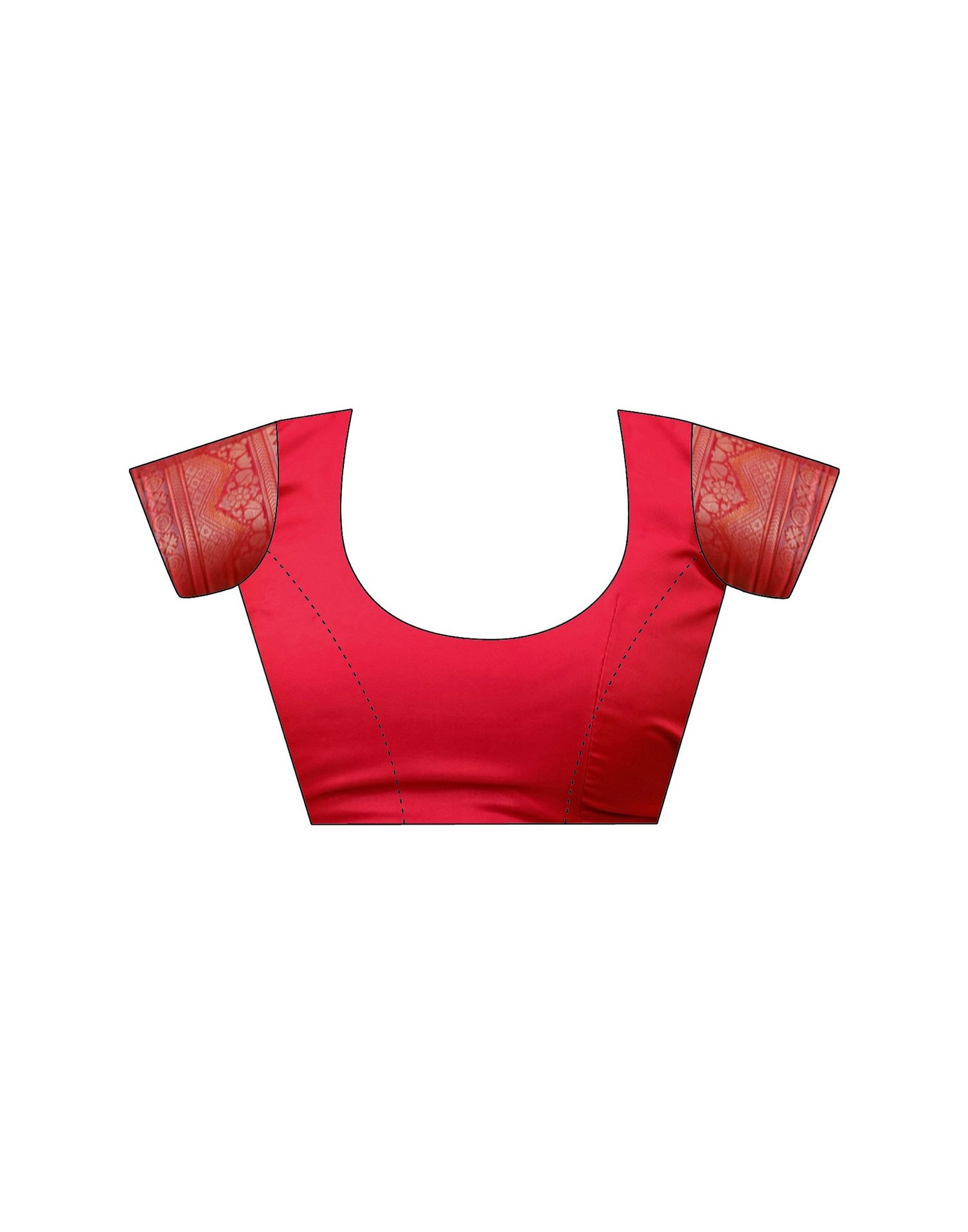 Red Silk Woven Banarasi Saree
