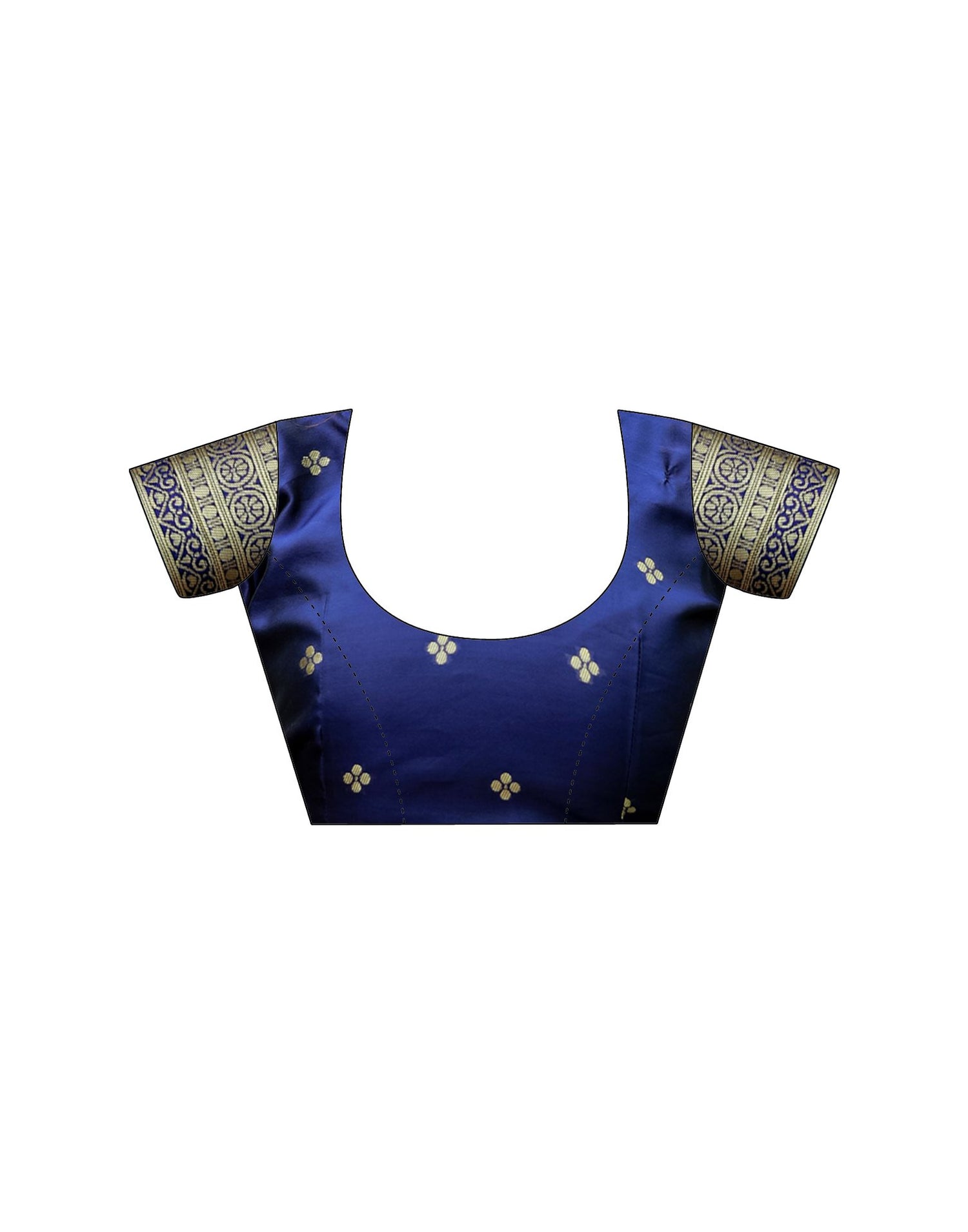Teal Blue Silk Woven Saree