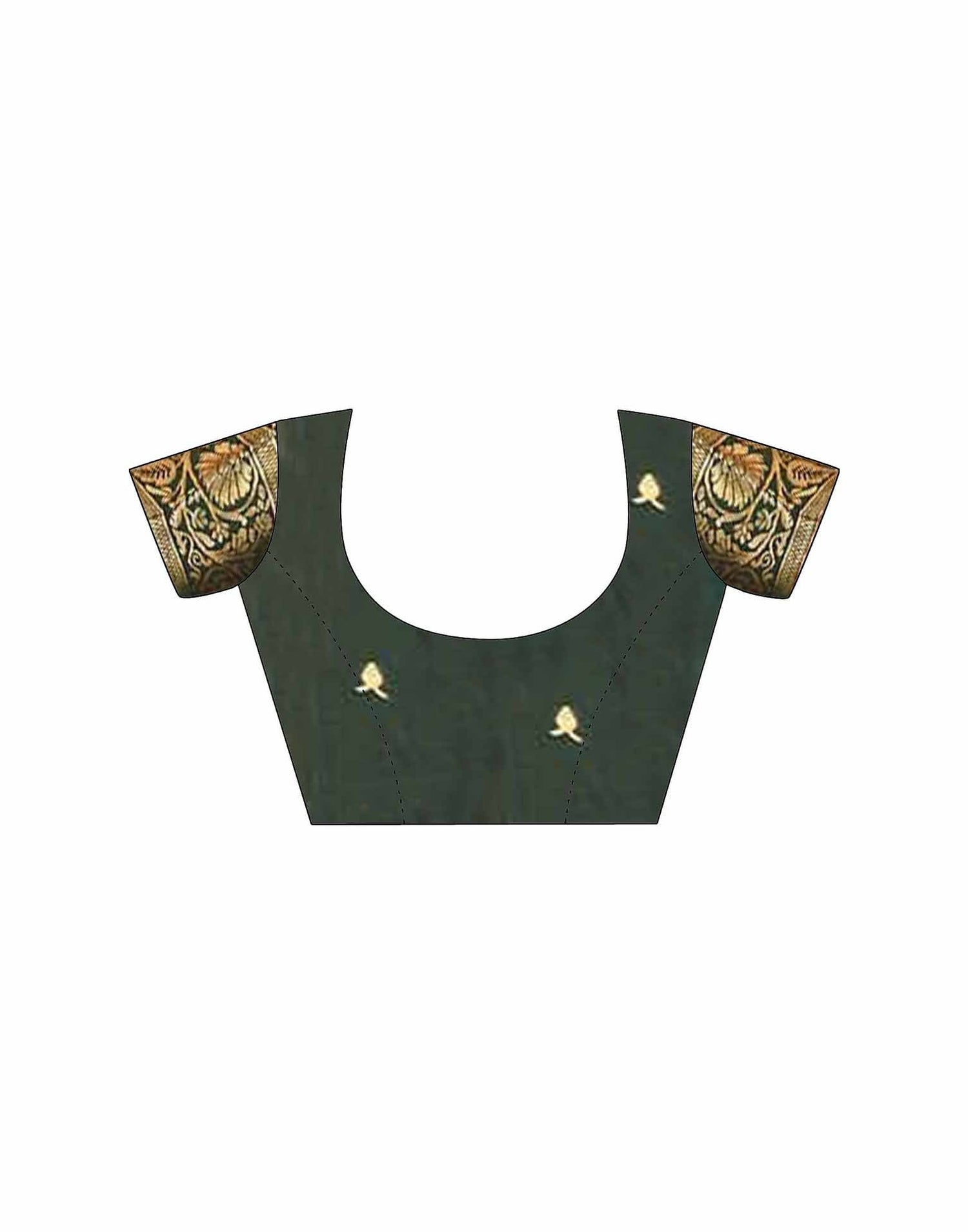 Green Silk Woven Banarasi Saree