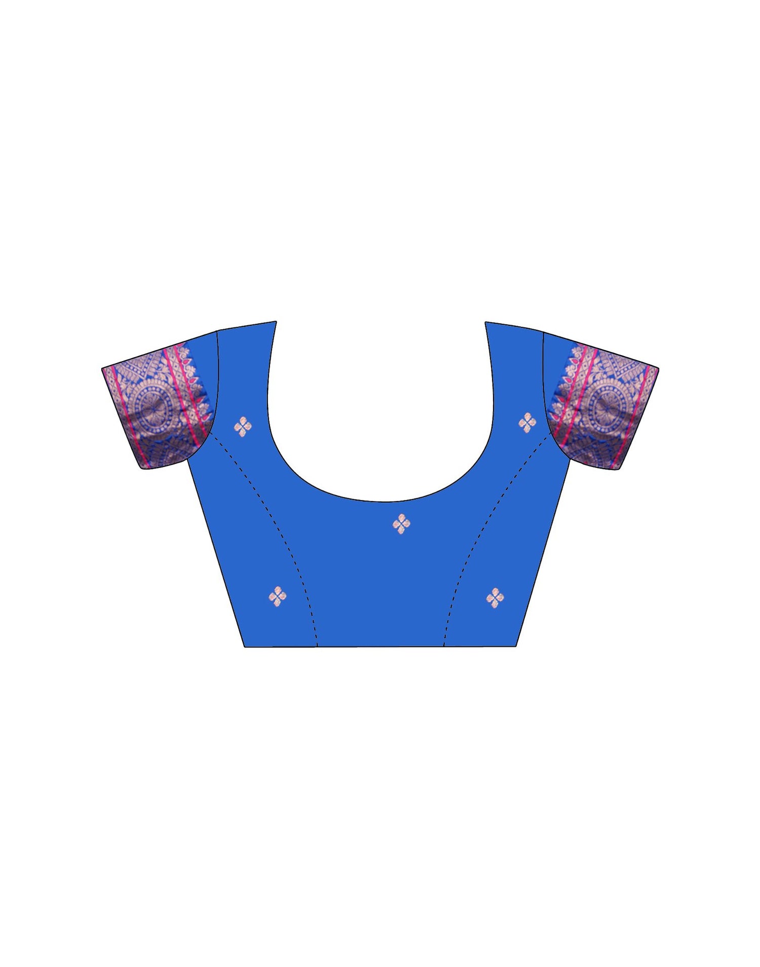 Blue Silk Woven Saree
