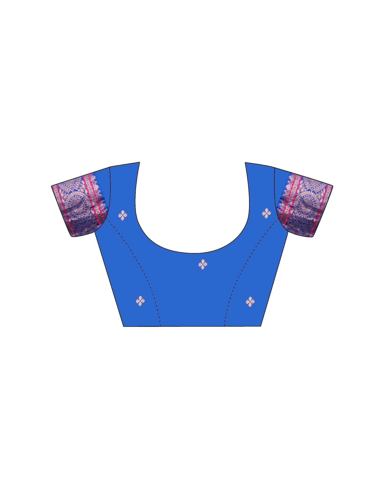 Blue Silk Woven Saree
