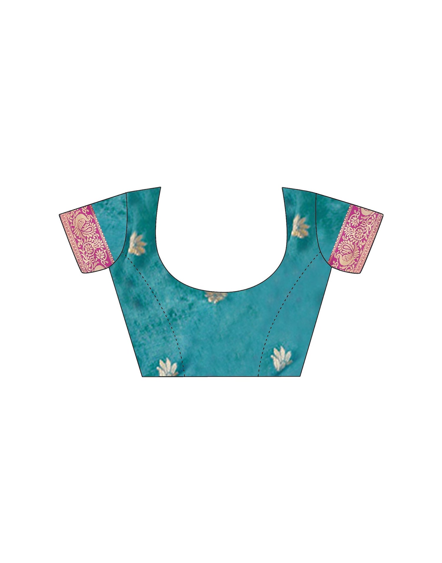 Pink Silk Woven Saree
