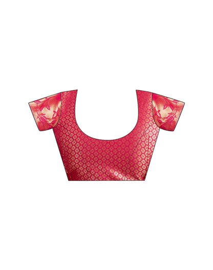 Pink Silk Woven Paithani Saree
