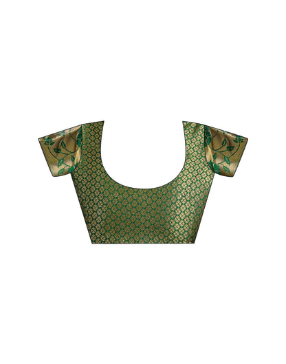 Green Silk Woven Paithani Saree
