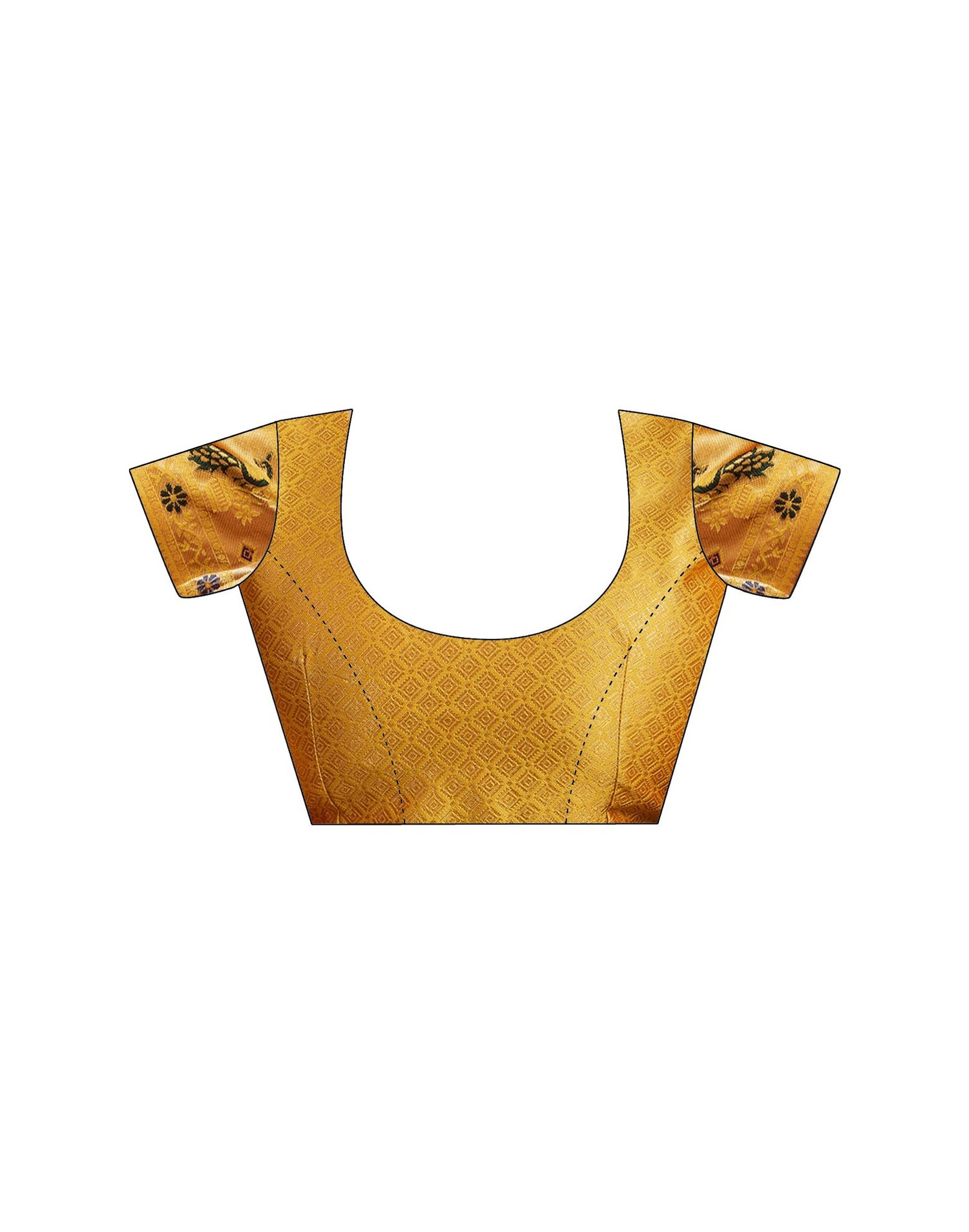 Yellow Silk Woven Paithani Saree