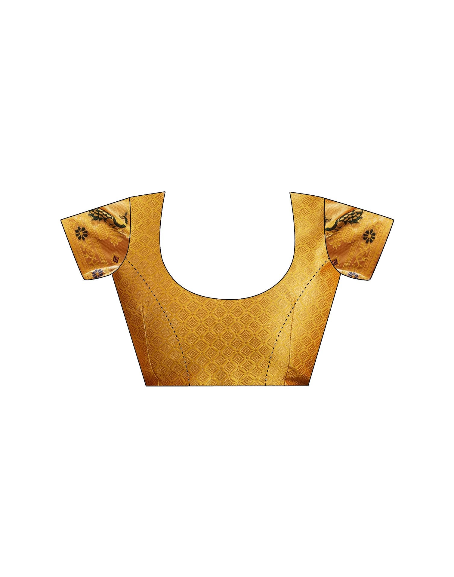 Yellow Silk Woven Paithani Saree