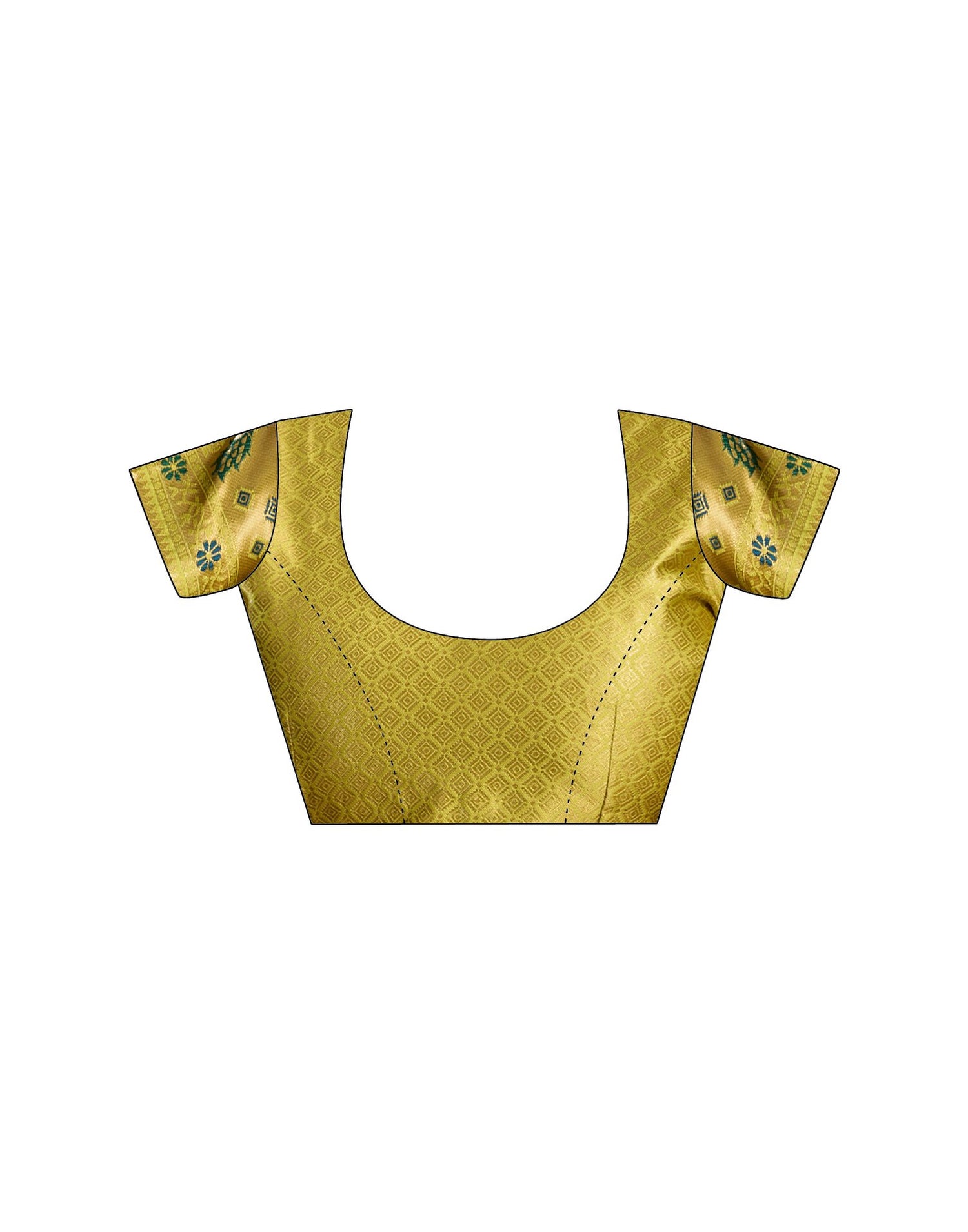 Lime Green Silk Woven Paithani Saree