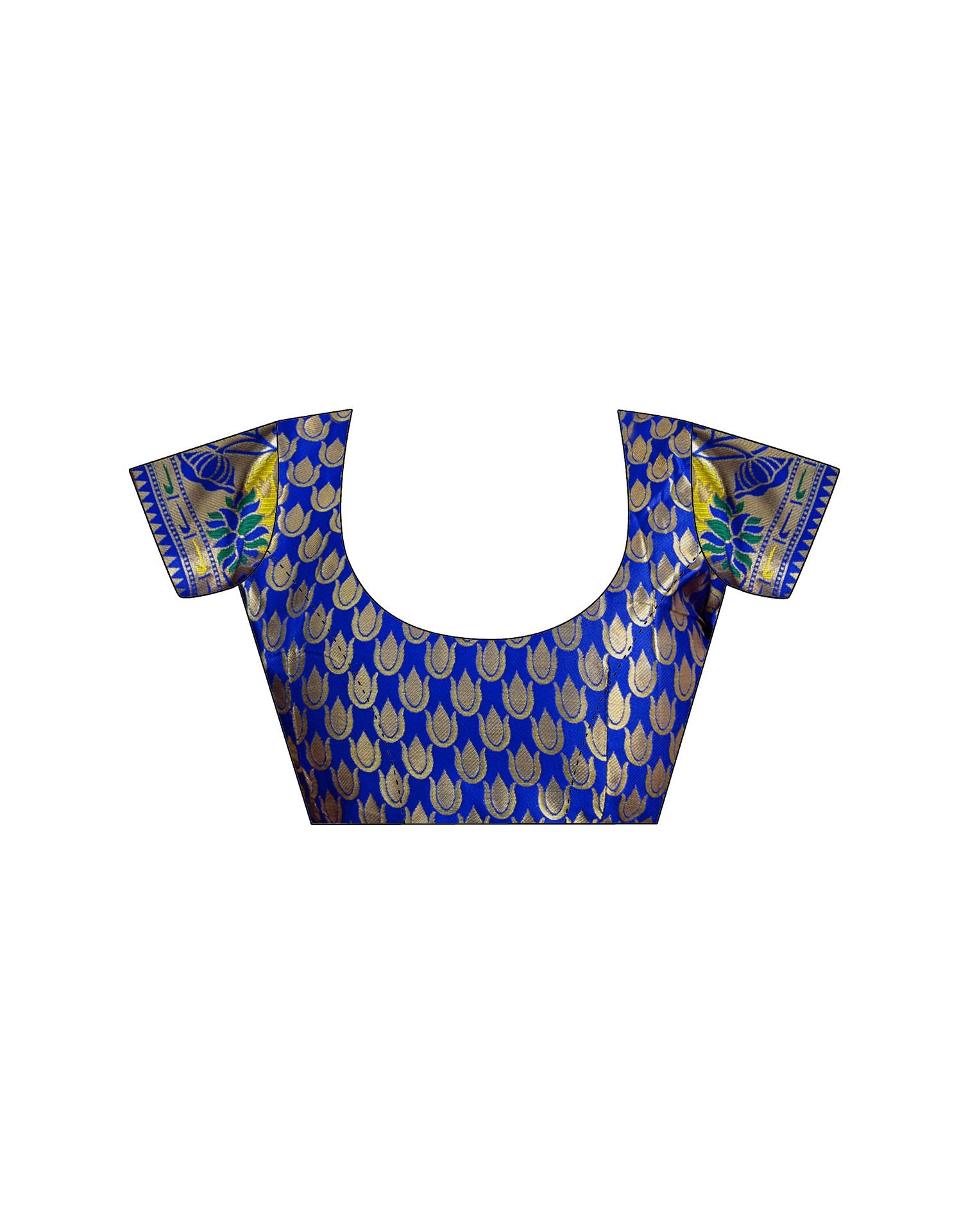 Blue Silk Woven Paithani Saree