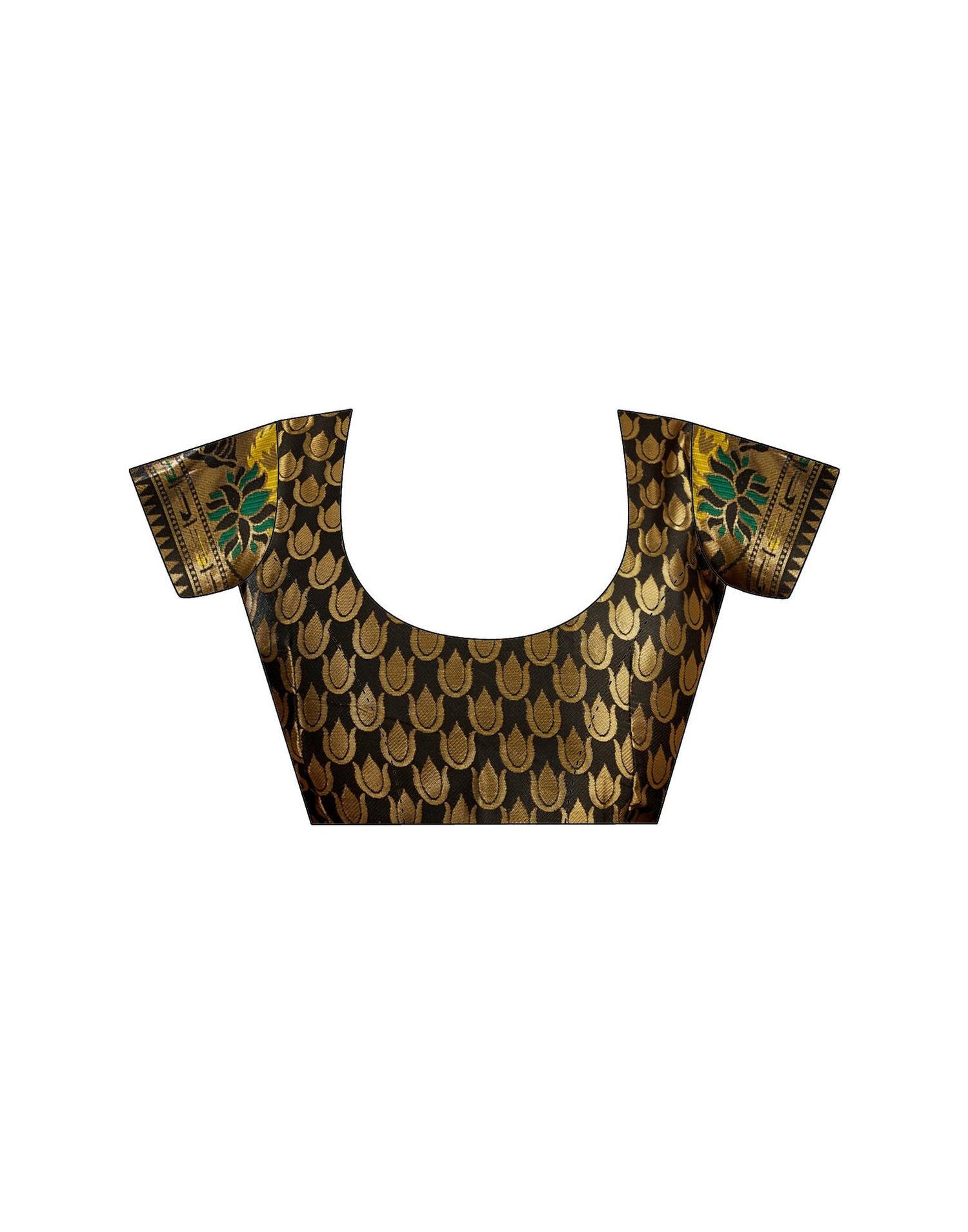 Black Silk Woven Paithani Saree