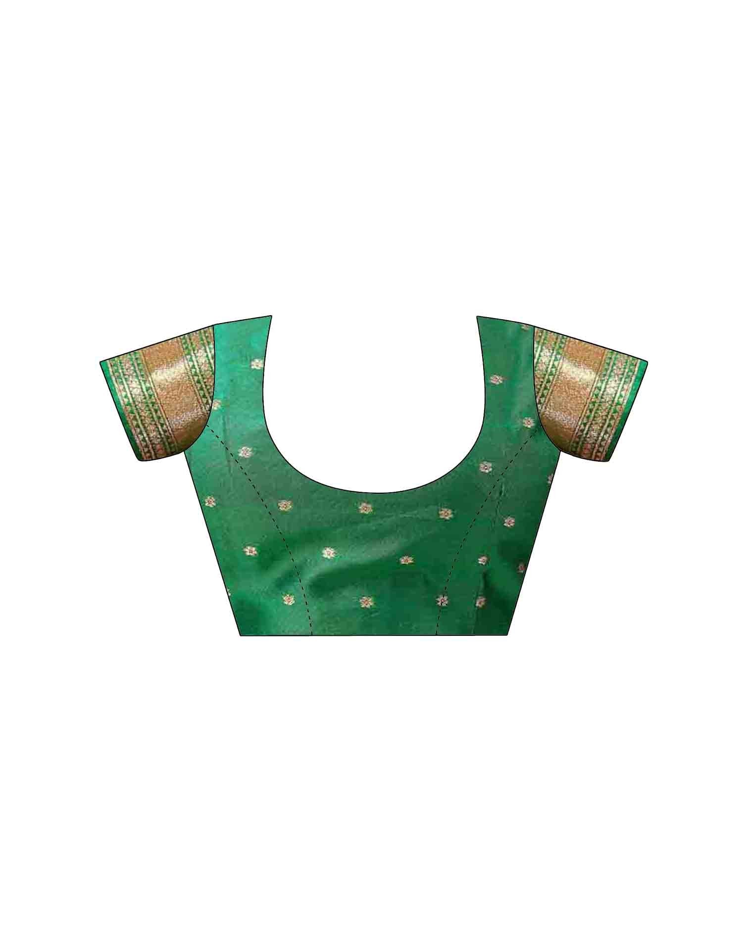 Maroon Silk Woven Patola Saree